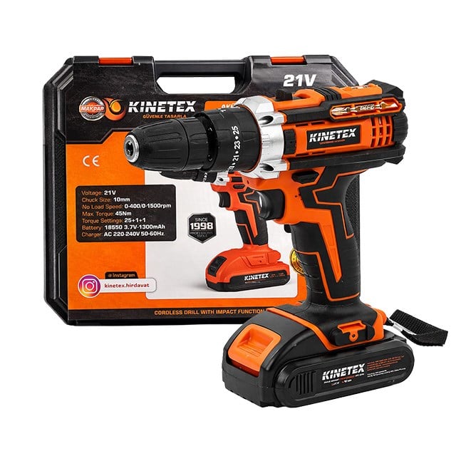 KINETEX 3457 21V CIFT AKULU VIDALAMA