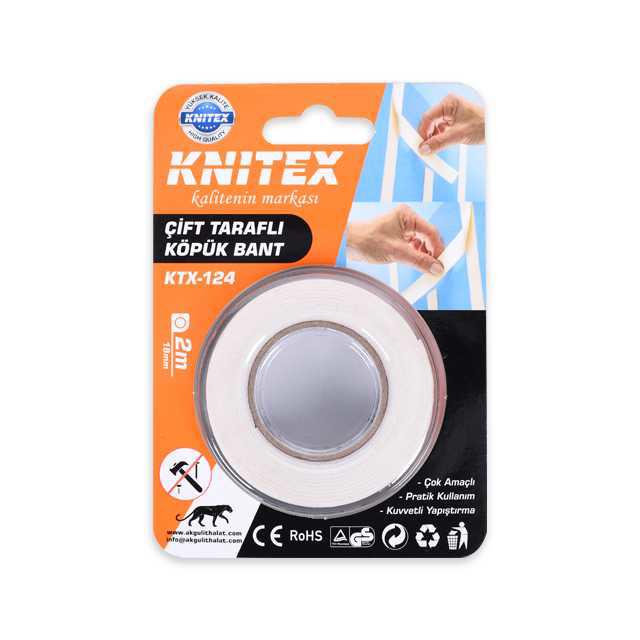 Knıtex 124 Çift Taraflı Köpük Bant