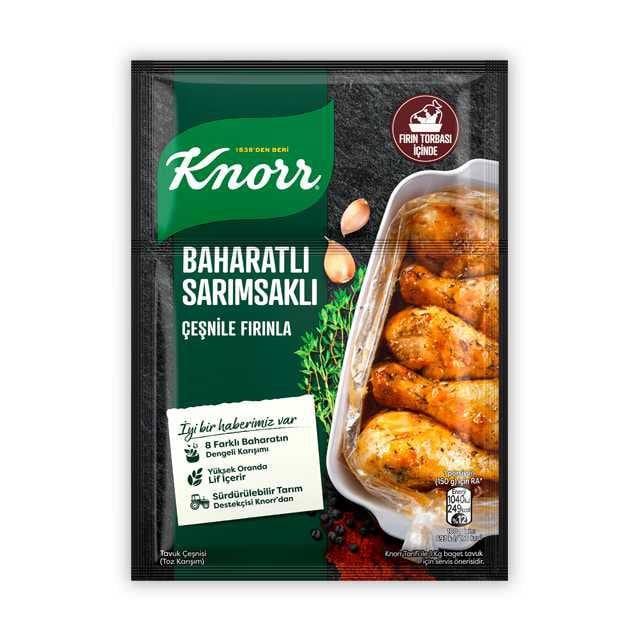 Knorr Fırında Tavuk Çeşni Sarımsak 34Gr