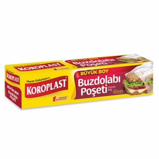 Koroplast Buzdolabı Poşeti Büyük 20 li