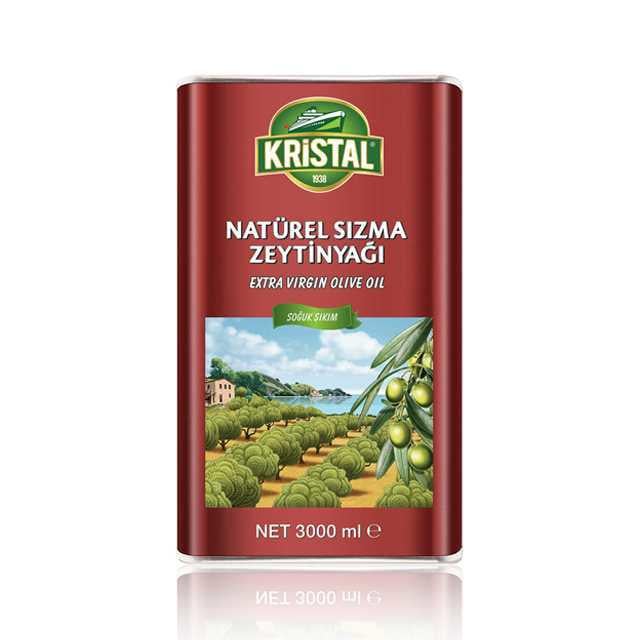 Kristal Naturel Sızma Zeytinyağı 3 lt