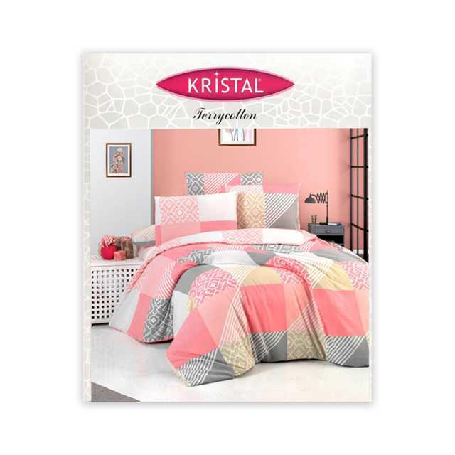 Kristal Terry Cotton Nevresim Takımı Tek Kişilik