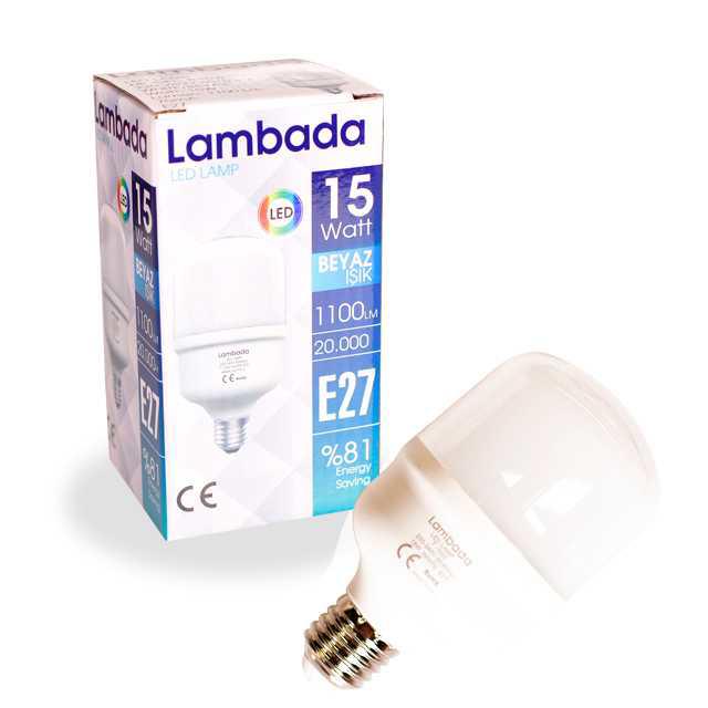 Lambada 15W Beyaz Led Ampül