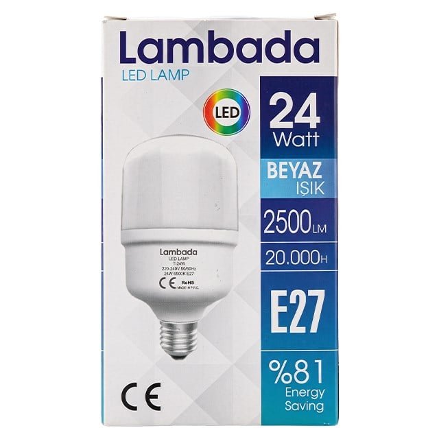 Lambada 24W Torch Beyaz Led Ampul
