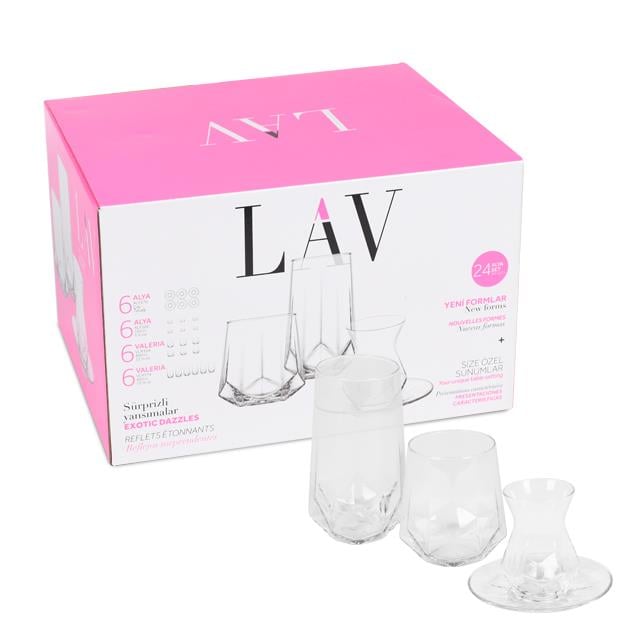 LAV ALYA 24prc BARDAK SETI