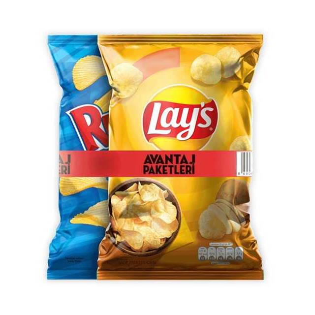 Lays - Ruffles - Doritos 2`li Pkt 176gr
