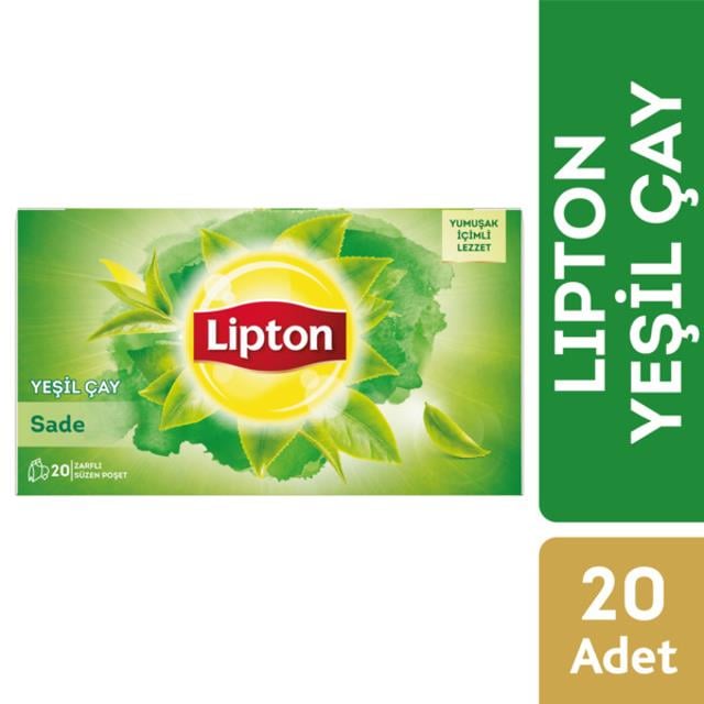 Lipton Yeşil Çay Sade 20li