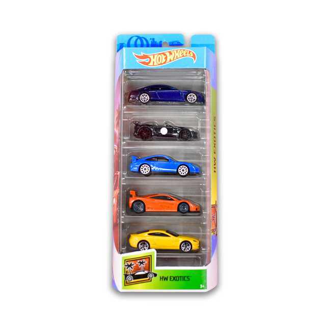 Mattel 01806 Hw 5 li Araba Seti