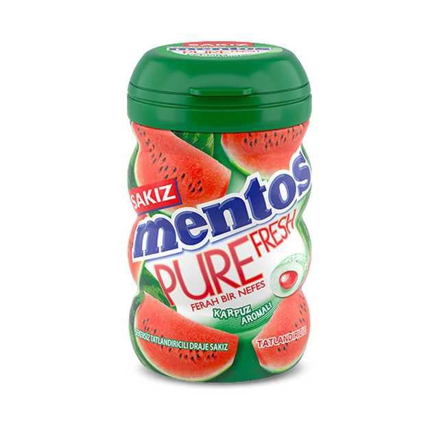 MENTOS PURE F.BIG.MCH.BTL KARPUZ 90gr