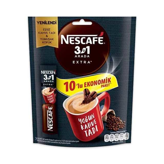 Nescafe 3 ü 1 Arada Extra 10lu