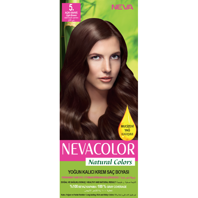 Neva Natural Açık Kahve 5