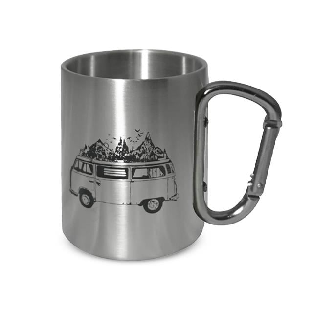 Orcamp Out-1850 Paslanmaz Karabinalı Bardak