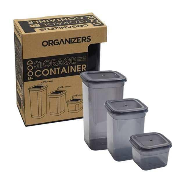 Organizers 1,9lt 1,3lt 0,6lt 3lu Erzak Kabı