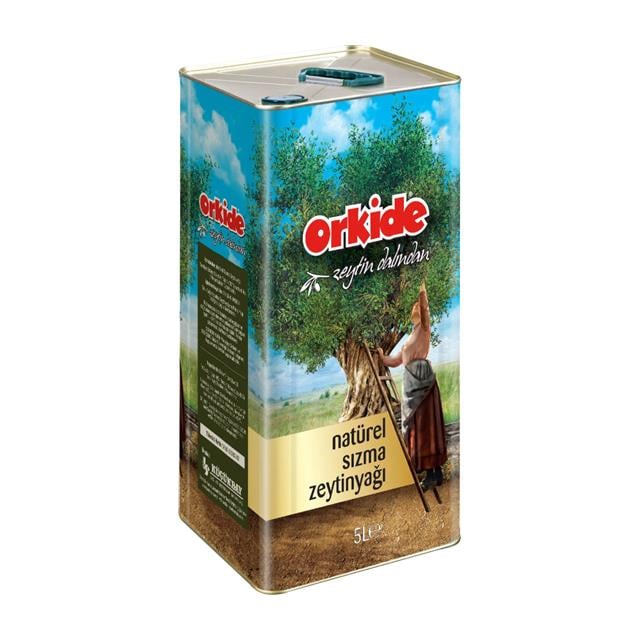 Orkide Naturel Sızma Zeytinyağı 5lt Teneke