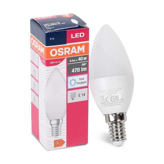 Osram E-14 4,9w Buji Beyaz Led Ampul