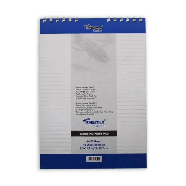 Özkan A4 40 Yaprak Spiralli Bloknot Çizgili