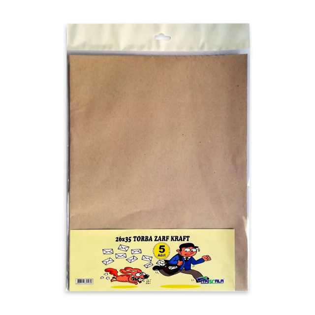 Özkan G4123 26*35 5 li Torba Zarf Kraft