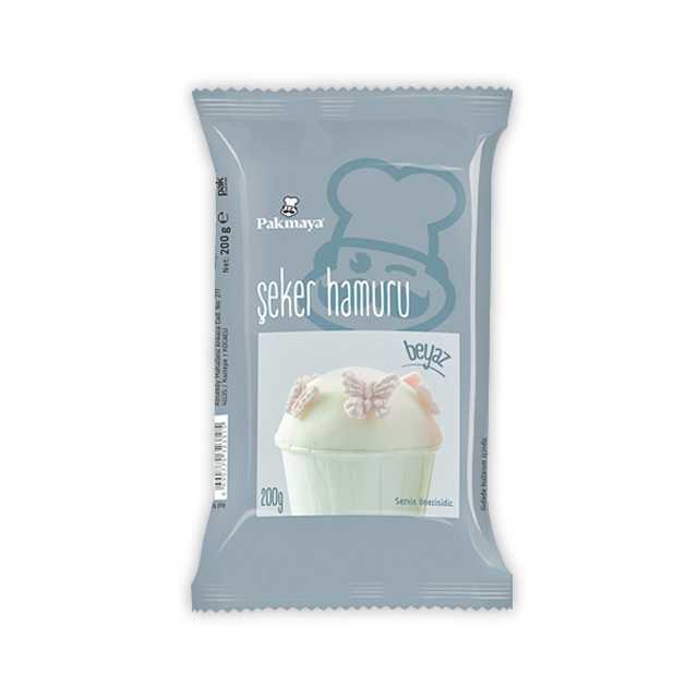 Pakmaya Şeker Hamuru Beyaz 200gr