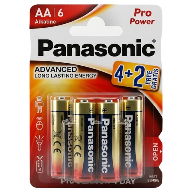 Panasonic 4+2 Alk Pro Power Kalem Pil
