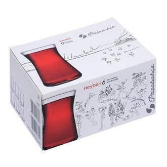 Paşabahçe 42361 6 lı Heybeli Çay Bardağı