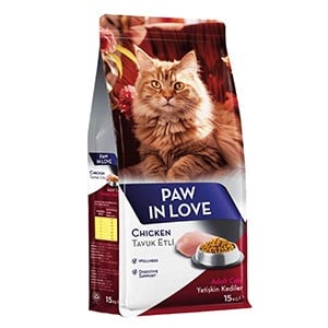 Paw in Love Yetişkin Kedi Maması Tavuk Etli 15kg