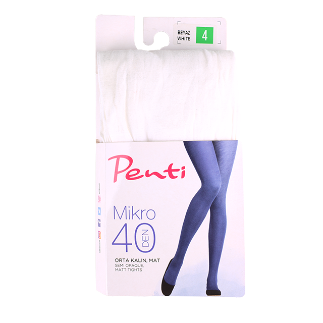 PENTI MIKRO 40 KUL. BEYAZ