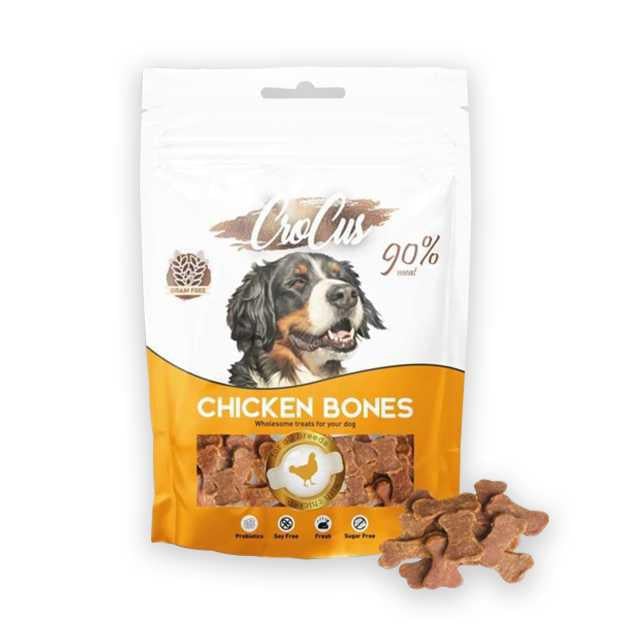 PG Crocus Köpek Ödül Maması Tavuklu Bones 80 gr