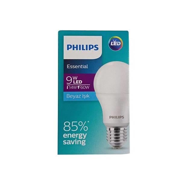Philips 8W Essential Beyaz Led Ampul