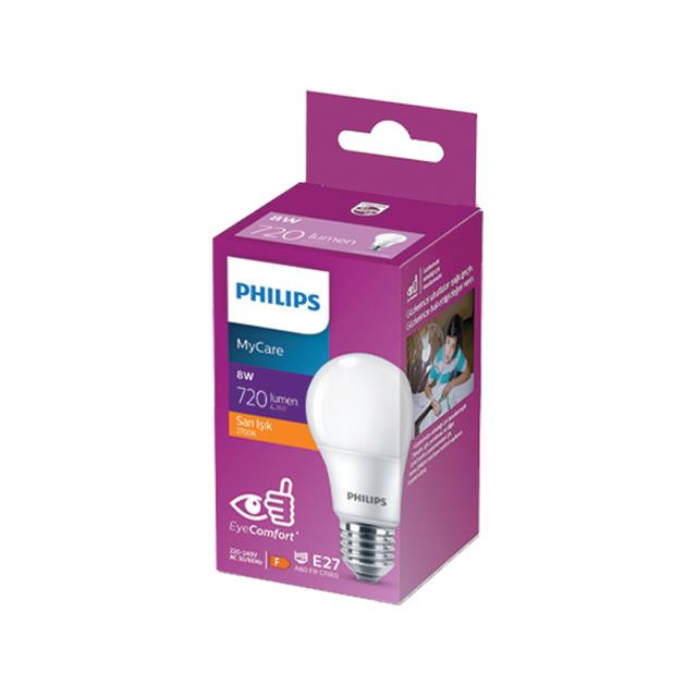 PHILIPS E-27 8W SARI LED AMPUL