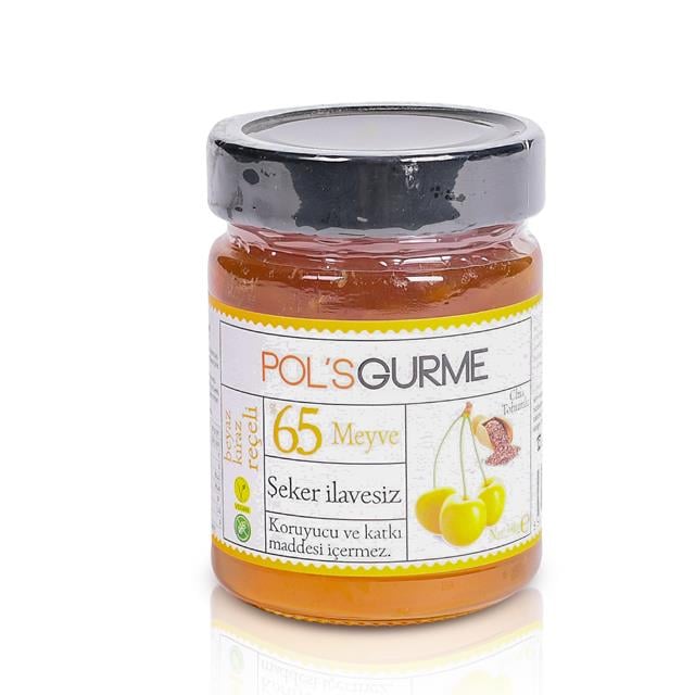 Pol`s Chia Tohumlu Vegan Beyaz Kiraz Reçeli 380g