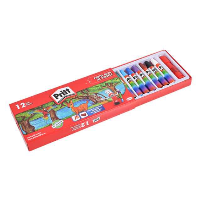 Pritt 12 li Karton Kutu Pastel Boya