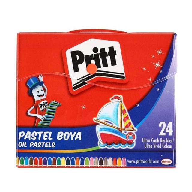 Pritt 24 Renk Çantalı Pastel Boya