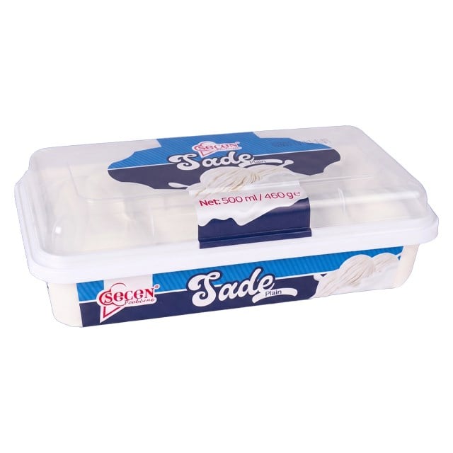 Secen Yarım Yağlı Sade Dondurma 500ml