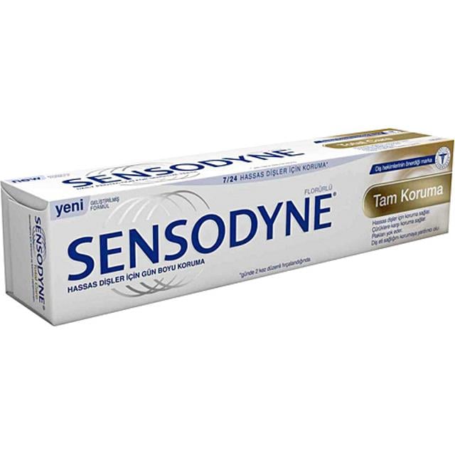 Sensodyne Tam Koruma+Beyaz Diş Macunu 75Ml