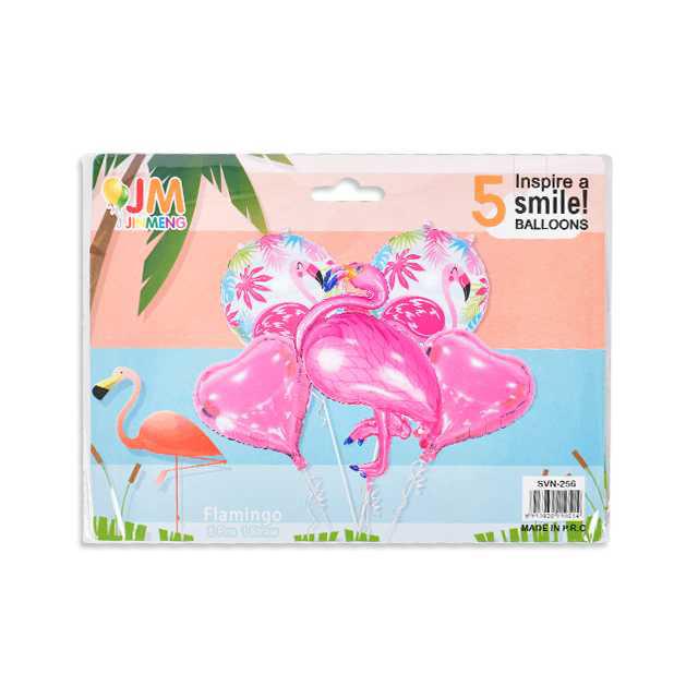 Sevinç Svn-257 Balon Folyo Set Yüzük Flamingo