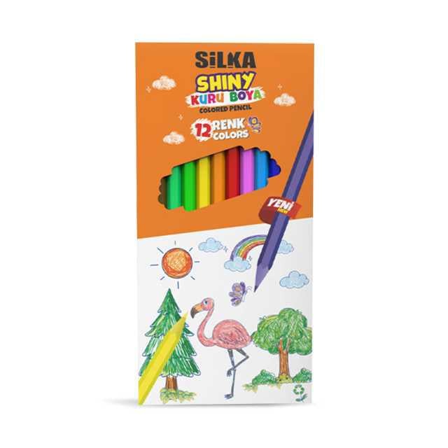 Silka Hs12 12li Shiny Kuru Boya