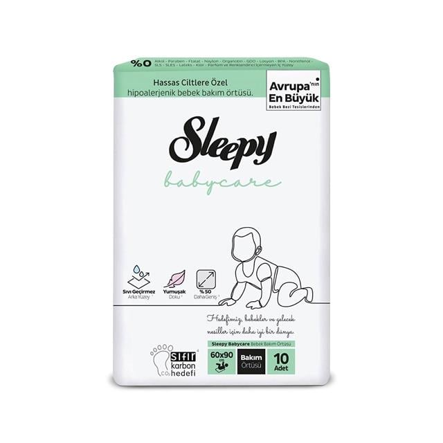 Sleepy Bebek Bakım Ortüsü 10lu 60x90