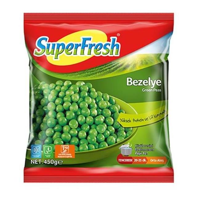 Süperfresh Bezelye 450 Gr.