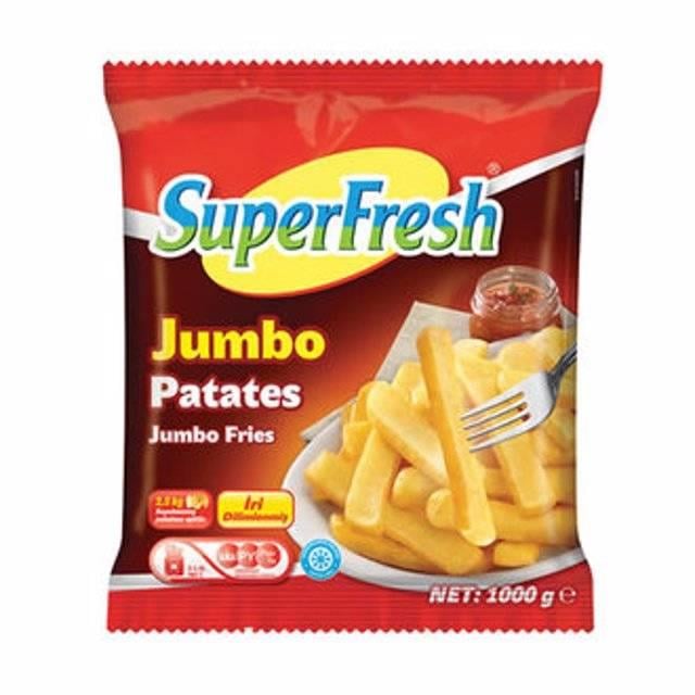 Süperfresh Donuk Jumbo Patates 1000 Gr.