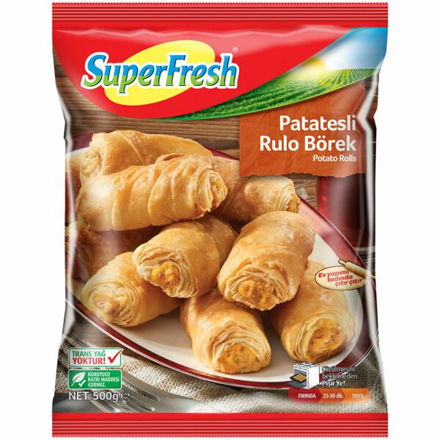 Süperfresh Mini Rulo Patatesli Börek 500gr