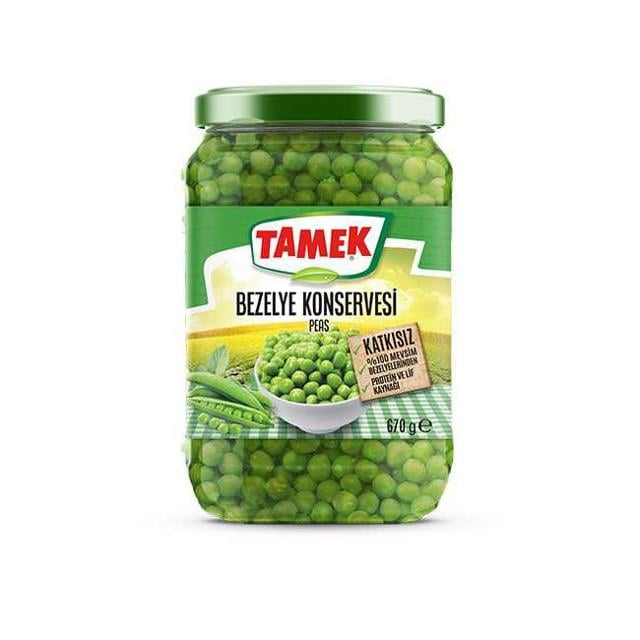 Tamek Bezelye Cam 670gr