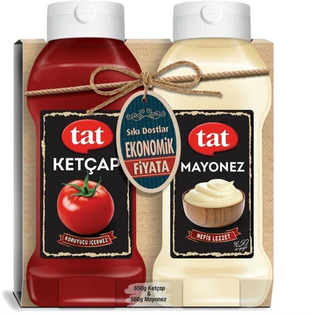 Tat Ketçap 650gr + Mayonez 560gr