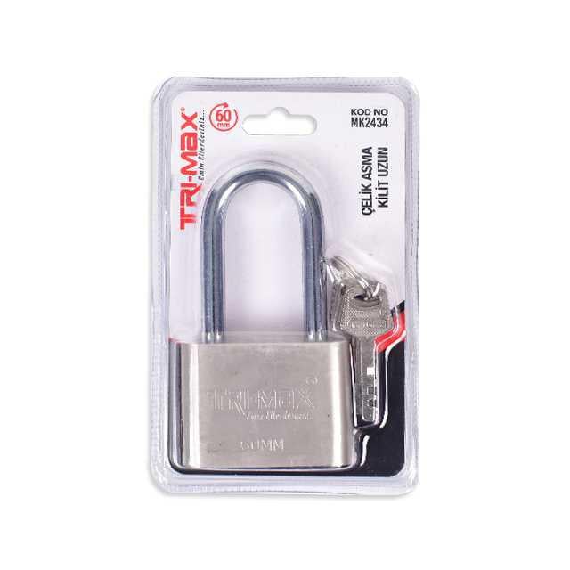 Trı-Max 60mm Uz Celik Asma Kilit Mk2434