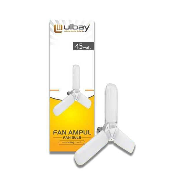 Ulbay 45w Pervane Beyaz Led Ampul