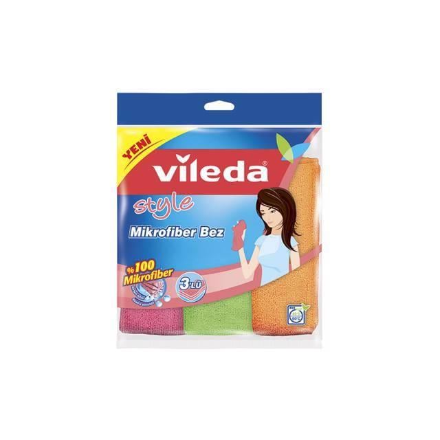 Vileda Style Mikrofiber Bez 3Lü