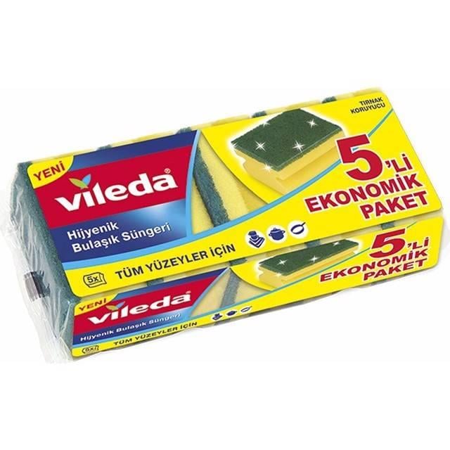 Vileda Sünger Oluklu 5Li
