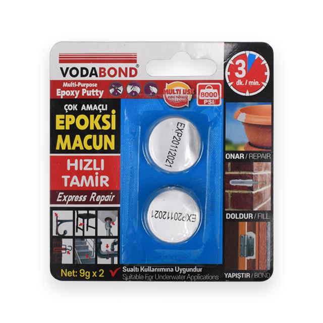 Vodabond 2X9gr Epoksi Tamir Macunu