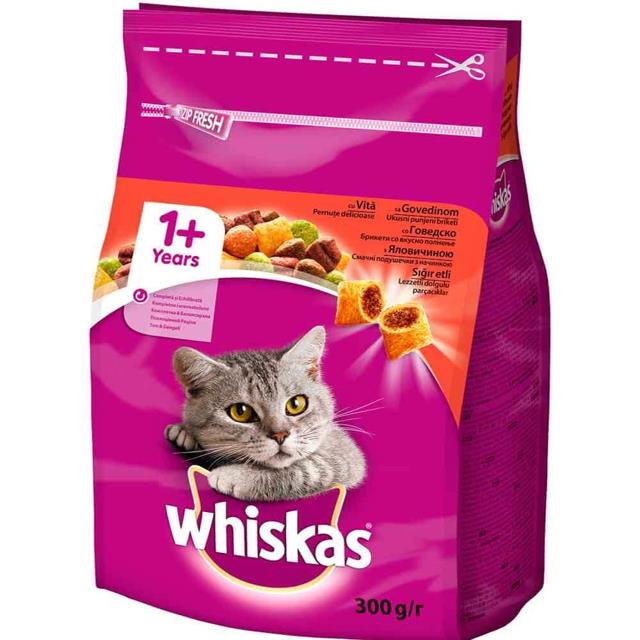 Whiskas Kuru Biftek Havuc 300gr