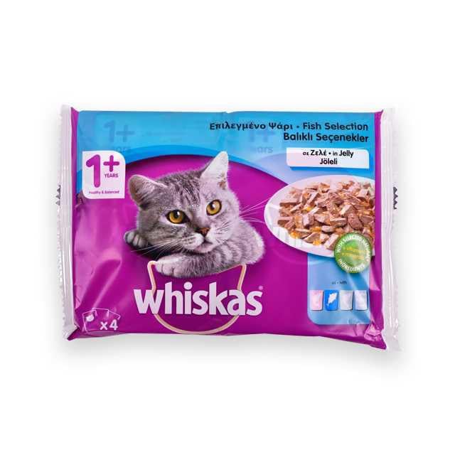 Whiskas Pouch Balık 4*85gr