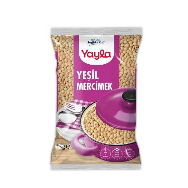Yayla Yeşil Mercimek 1000gr